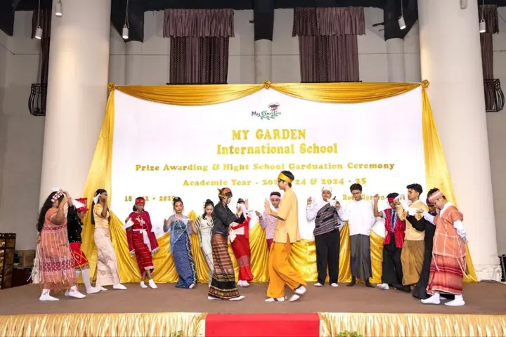 Cultural performance at the graduation ceremony